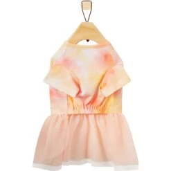 Frisco Tie Dye Pink Tutu Dog & Cat Dress -Frisco Pet Hub 312152 PT4. AC SS1800 V1644527823