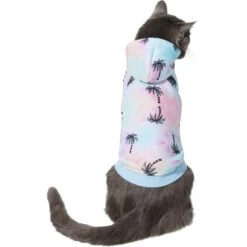 Frisco Palm Tree Dog & Cat Hoodie -Frisco Pet Hub 312241 PT2. AC SS1800 V1644881952