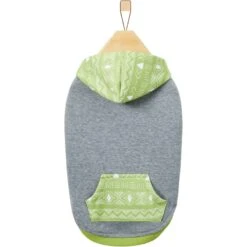 Frisco Green Southwest Dog & Cat Hoodie -Frisco Pet Hub 312248 PT3. AC SS1800 V1644882491