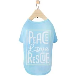Frisco Peace Love Rescue Dog & Cat T-Shirt -Frisco Pet Hub 315068 PT4. AC SS1800 V1646350198