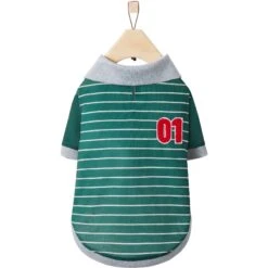Frisco Green Rugby Dog & Cat Polo Shirt 4 Frisco Green Rugby Dog & Cat Polo Shirt -Frisco Pet Hub 315084 PT4. AC SS1800 V1646440721