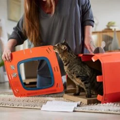Frisco TV Set Cardboard Cat House -Frisco Pet Hub 317731 PT3. AC SS1800 V1688677262