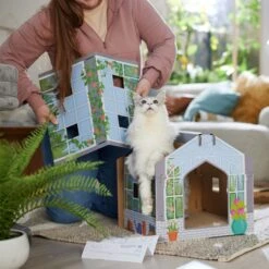 Frisco Greenhouse Cardboard Cat House -Frisco Pet Hub 317737 PT3. AC SS1800 V1688677249