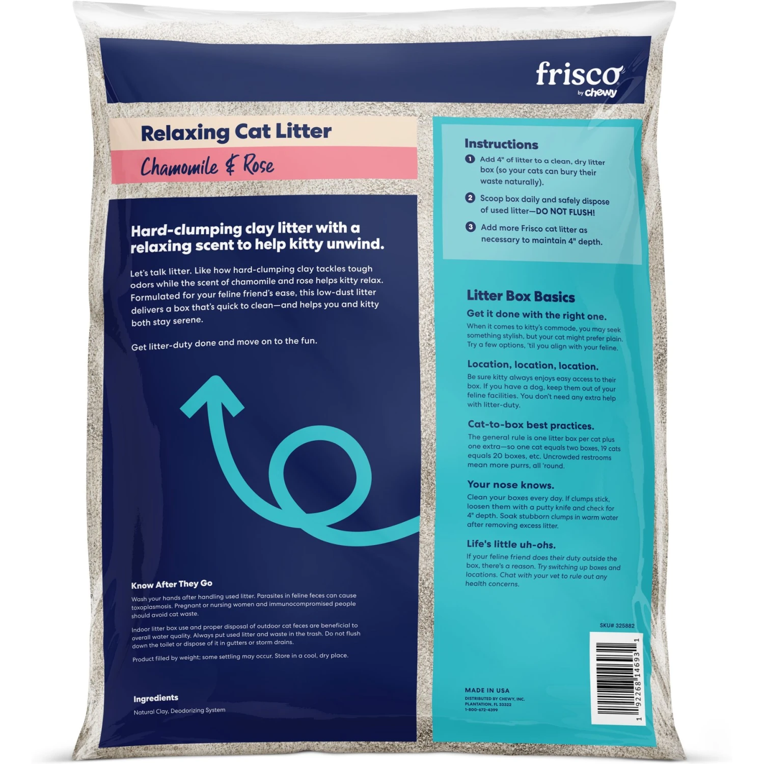 Frisco Relaxing Chamomile & Rose Scented Clumping Clay Cat Litter Frisco Relaxing Chamomile & Rose Scented Clumping Clay Cat Litter -Frisco Pet Hub 325882 PT2. AC SS1800 V1657656887