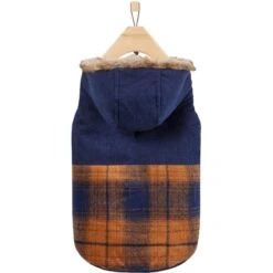 Frisco Mid-Heavyweight Plaid Fleece Lined Dog & Cat Coat -Frisco Pet Hub 353885 PT4. AC SS1800 V1659726714