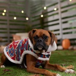 Frisco Mid-Heavyweight Geometric Western Dog & Cat Coat -Frisco Pet Hub 353925 PT7. AC SS1800 V1660749864