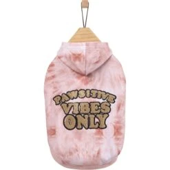 Frisco Pawsitive Vibes Only Dog & Cat Hoodie -Frisco Pet Hub 353957 PT4. AC SS1800 V1659725939