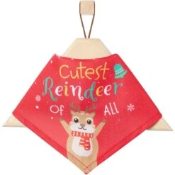 Frisco Cutest Reindeer Of All Dog & Cat Bandana -Frisco Pet Hub 357931 PT4. AC SS1800 V1660756046