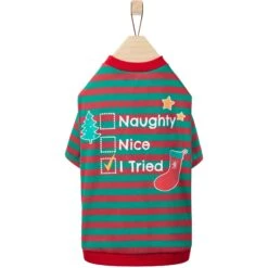 Frisco Naughty, Nice, I Tried Dog & Cat T-Shirt 3 Frisco Naughty, Nice, I Tried Dog & Cat T-Shirt -Frisco Pet Hub 358301 PT4. AC SS1800 V1660758716