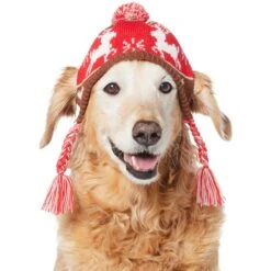 Frisco Reindeer Fair Isle Dog & Cat Pom Hat -Frisco Pet Hub 358309 PT3. AC SS1800 V1660763987