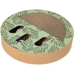 Frisco Interactive Maze & Scratch Cardboard Cat Toy Box With Catnip, Palms