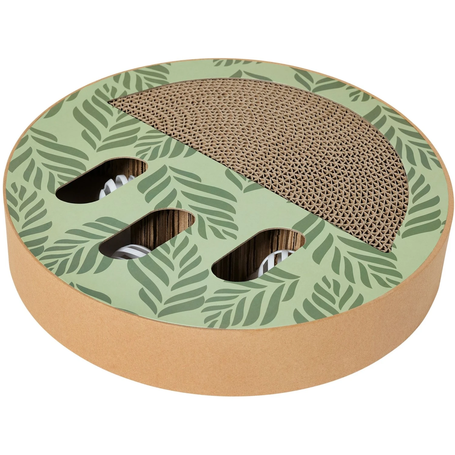 Frisco Interactive Maze & Scratch Cardboard Cat Toy Box with Catnip, Palms Frisco Interactive Maze & Scratch Cardboard Cat Toy Box With Catnip, Palms -Frisco Pet Hub 506130 MAIN. AC SS1800 V1668631338