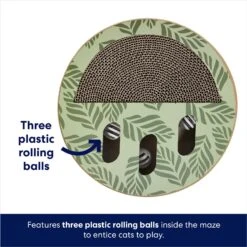 Frisco Interactive Maze & Scratch Cardboard Cat Toy Box With Catnip, Palms 2 Frisco Interactive Maze & Scratch Cardboard Cat Toy Box With Catnip, Palms -Frisco Pet Hub 506130 PT2. AC SS1800 V1671551754