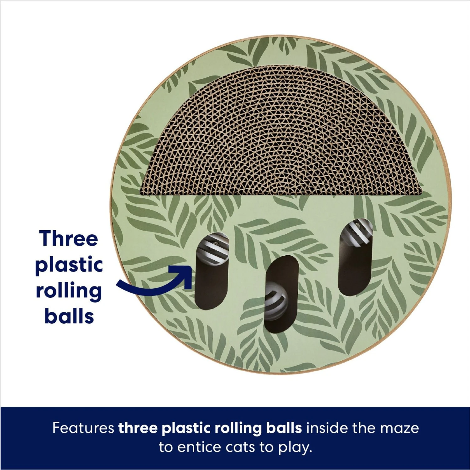 Frisco Interactive Maze & Scratch Cardboard Cat Toy Box with Catnip, Palms Frisco Interactive Maze & Scratch Cardboard Cat Toy Box With Catnip, Palms -Frisco Pet Hub 506130 PT2. AC SS1800 V1671551754