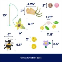 Frisco Spring Plush, Teaser, Ball & Tunnel Variety Pack Cat Toy With Catnip, 10 Count 2 Frisco Spring Plush, Teaser, Ball & Tunnel Variety Pack Cat Toy With Catnip, 10 Count -Frisco Pet Hub 541590 PT2. AC SS1800 V1672936931