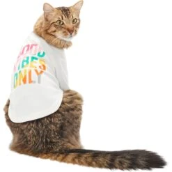 Frisco Good Vibes Only Dog & Cat T-Shirt -Frisco Pet Hub 608518 PT2. AC SS1800 V1676585952