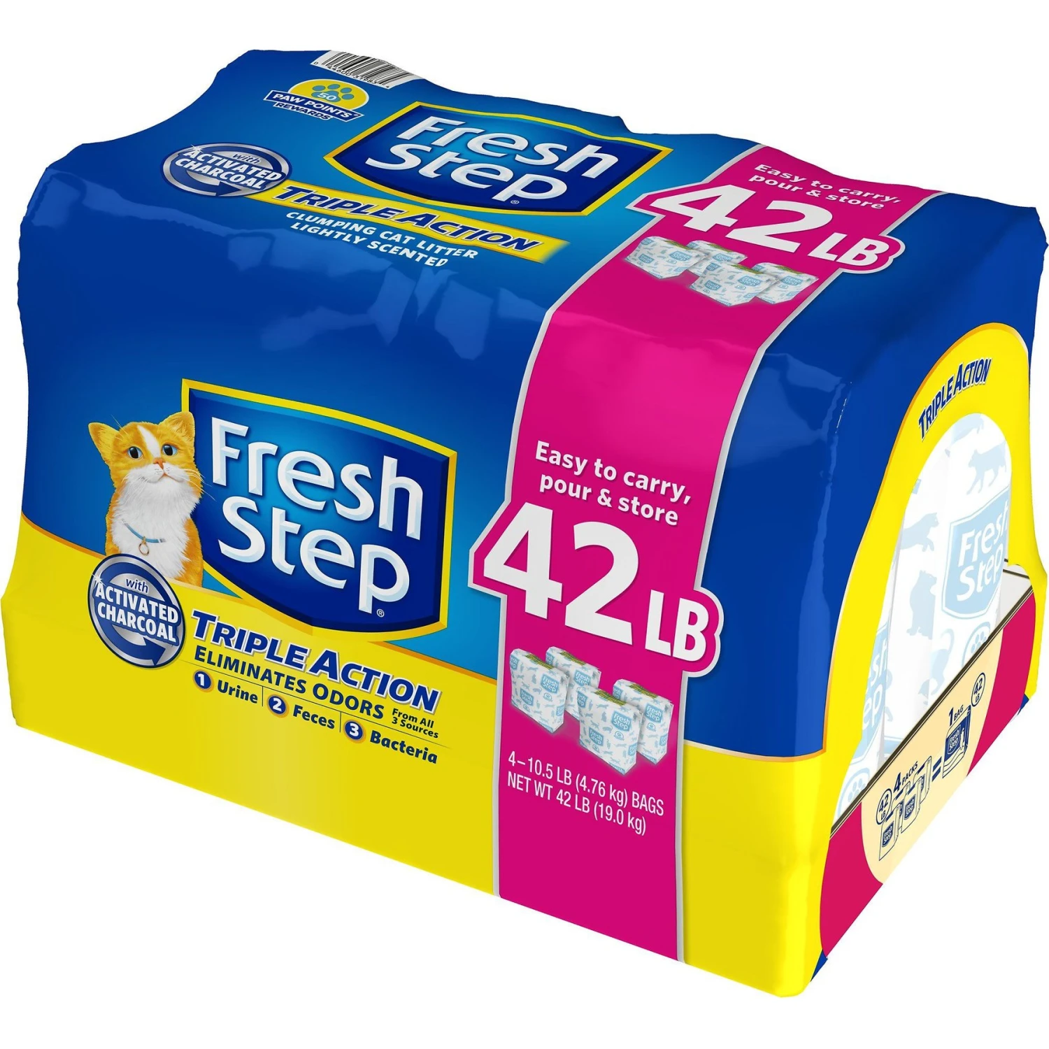 Fresh Step Triple Action Scented Clumping Clay Cat Litter + 2 items Fresh Step Triple Action Scented Clumping Clay Cat Litter + 2 Items -Frisco Pet Hub 613078 PT1. AC SS1800 V1669928740