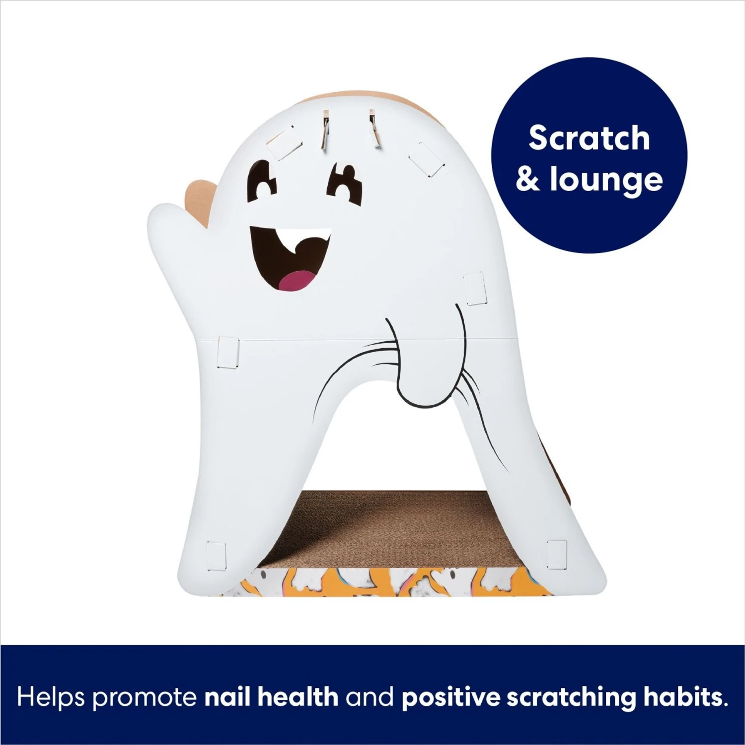 Frisco Halloween Cutie Ghost Cardboard Cat House with Catnip Frisco Halloween Cutie Ghost Cardboard Cat House With Catnip -Frisco Pet Hub 668358 PT2. AC SS1800 V1689351045