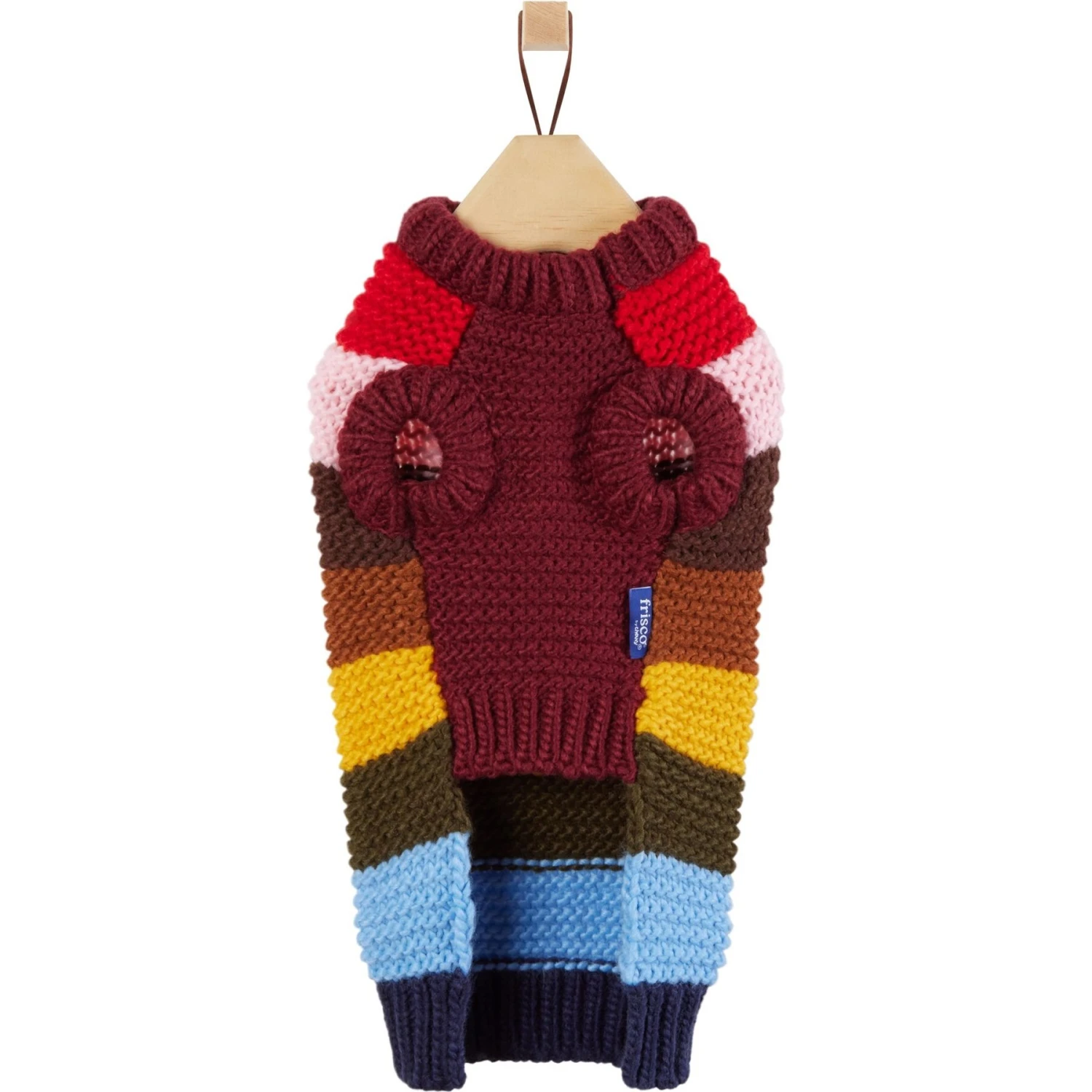 Frisco Chunky Knit Multi-Stripe Dog & Cat Sweater Frisco Chunky Knit Multi-Stripe Dog & Cat Sweater -Frisco Pet Hub 718662 PT4. AC SS1800 V1693234296