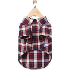 Frisco Red & Blue Plaid Dog & Cat Flannel Shirt 4 Frisco Red & Blue Plaid Dog & Cat Flannel Shirt -Frisco Pet Hub 720838 PT4. AC SS1800 V1693401030
