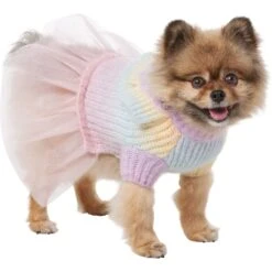 Frisco Rainbow Dog & Cat Sweater Dress -Frisco Pet Hub 720934 PT2. AC SS1800 V1703194381