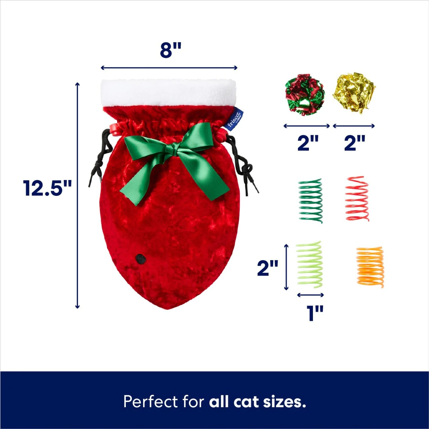 Frisco Holiday Cozy Christmas Sack Variety Pack Cat Toy with Catnip Frisco Holiday Cozy Christmas Sack Variety Pack Cat Toy With Catnip -Frisco Pet Hub 740054 PT1. AC SS1800 V1695043915