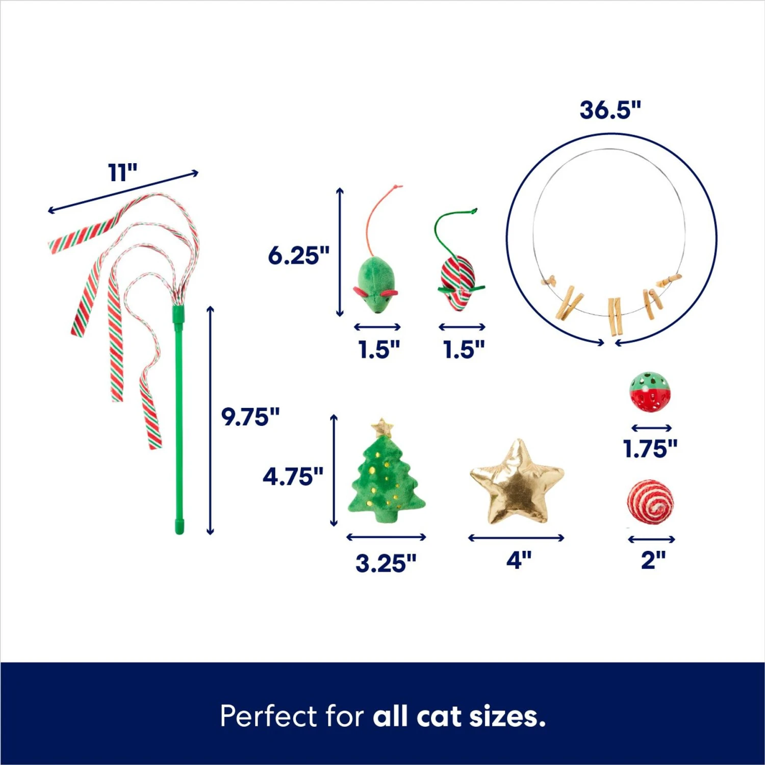 Frisco Holiday Cozy Christmas Sack Variety Pack Cat Toy with Catnip Frisco Holiday Cozy Christmas Sack Variety Pack Cat Toy With Catnip -Frisco Pet Hub 740054 PT2. AC SS1800 V1695046483
