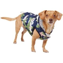 Frisco Medium Weight Urban City Camo Printed Dog & Cat Hooded Coat -Frisco Pet Hub 742358 PT2. AC SS1800 V1703194380