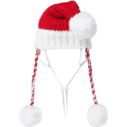 Frisco Chunky Knit Santa Dog & Cat Hat -Frisco Pet Hub 744878 PT3. AC SS1800 V1694802017
