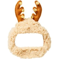 Frisco Sherpa Reindeer Dog & Cat Hat With Bells -Frisco Pet Hub 745646 PT3. AC SS1800 V1694793503