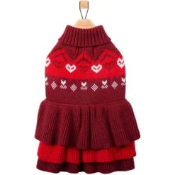 Frisco Nordic Sequin Dog & Cat Sweater Dress -Frisco Pet Hub 745886 PT3. AC SS1800 V1694793753