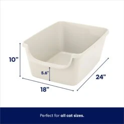 Frisco High Sided Cat Litter Box, Extra Large & Frisco Rectangular Cat Litter Mat -Frisco Pet Hub 933398 PT2. AC SS1800 V1692305262