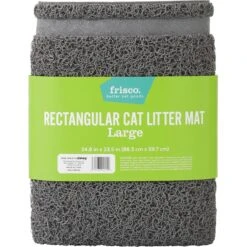 Frisco High Sided Cat Litter Box, Extra Large & Frisco Rectangular Cat Litter Mat -Frisco Pet Hub 933398 PT6. AC SS1800 V1692303977