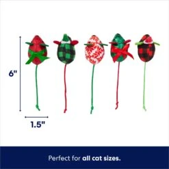 Frisco Holiday Moppy Ball Cat Toy With Catnip, 3 Count & Frisco Holiday Mice Cat Toy With Catnip, 5 Count 6 Frisco Holiday Moppy Ball Cat Toy With Catnip, 3 Count & Frisco Holiday Mice Cat Toy With Catnip, 5 Count -Frisco Pet Hub 986150 PT6. AC SS1800 V1698257789