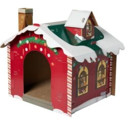 Frisco Holiday Gift Box Cardboard Cat House & Frisco Holiday Santa's Workshop Cardboard Cat House 5 Frisco Holiday Gift Box Cardboard Cat House & Frisco Holiday Santa's Workshop Cardboard Cat House -Frisco Pet Hub 986158 PT5. AC SS1800 V1698257735