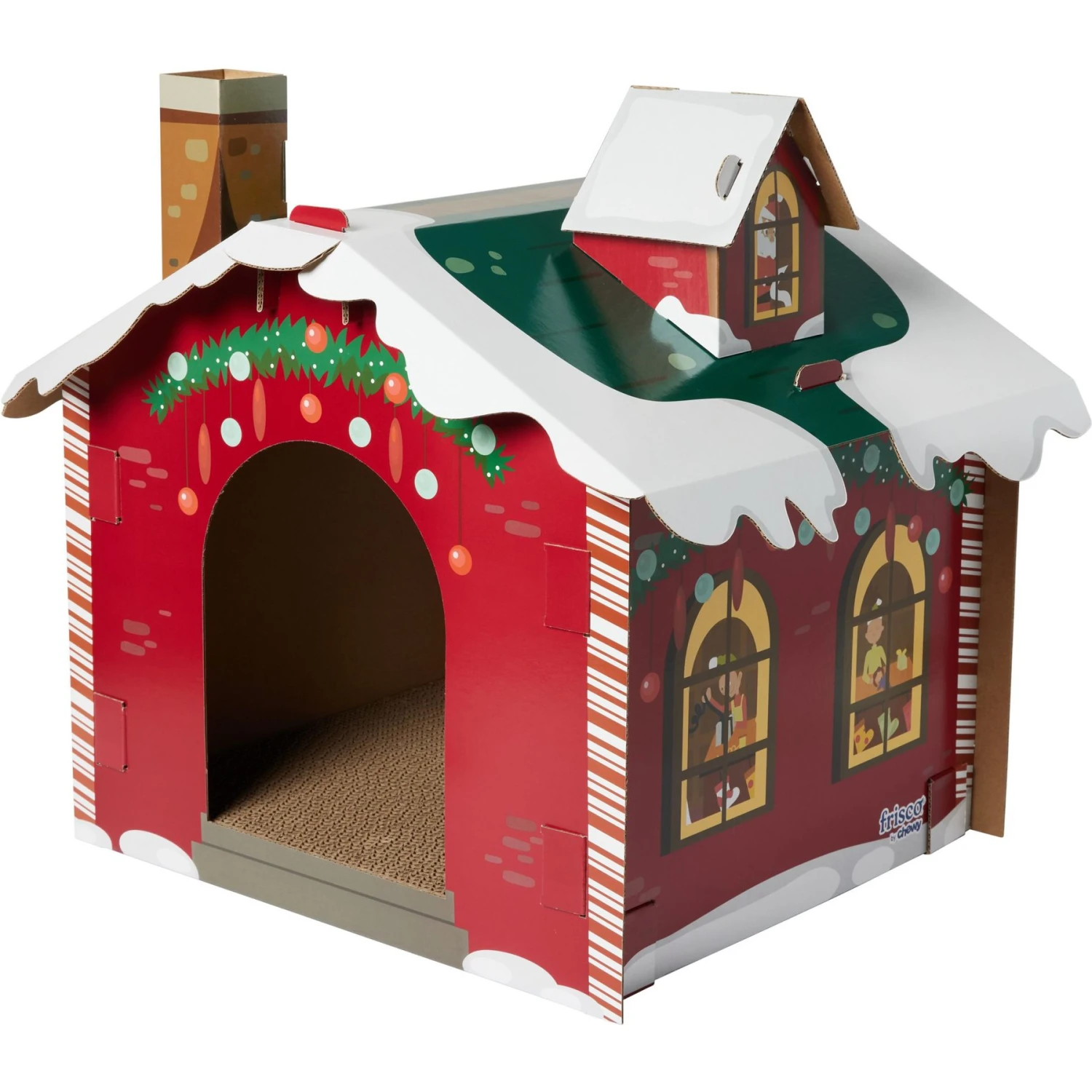 Frisco Holiday Christmas Tree Cardboard Cat House & Frisco Holiday Santa's Workshop Cardboard Cat House Frisco Holiday Christmas Tree Cardboard Cat House & Frisco Holiday Santa's Workshop Cardboard Cat House -Frisco Pet Hub 986190 PT5. AC SS1800 V1698258055