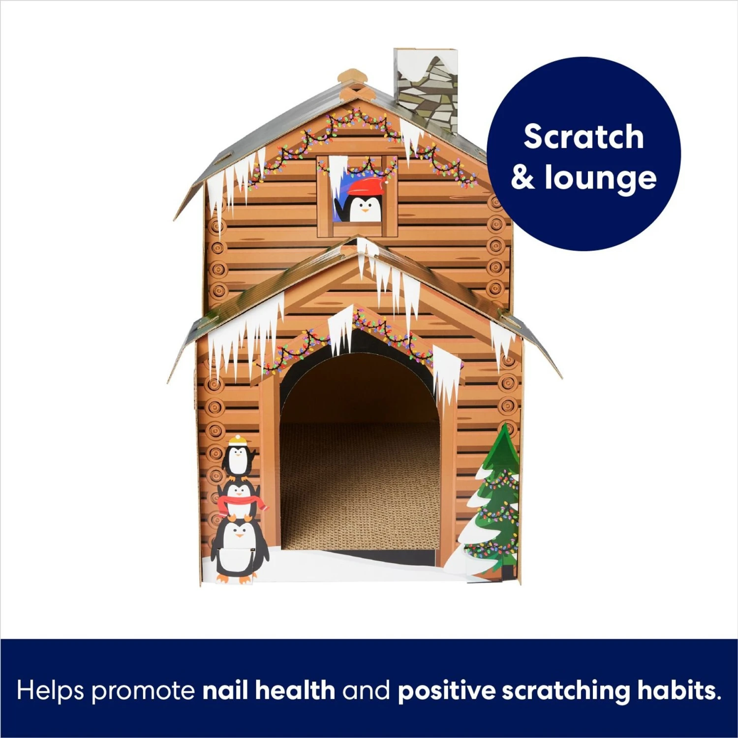 Frisco Holiday Log Cabin Cardboard Cat House & Frisco Holiday Santa's Workshop Cardboard Cat House Frisco Holiday Log Cabin Cardboard Cat House & Frisco Holiday Santa's Workshop Cardboard Cat House -Frisco Pet Hub 986198 PT3. AC SS1800 V1698257736
