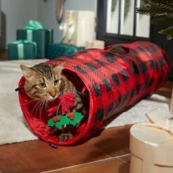 Frisco Holiday Buffalo Plaid Foldable Play Tunnel Cat Toy With Catnip & Frisco Holiday Festive Red Variety Pack Gift Box Cat Toy With Catnip, 14 Count 3 Frisco Holiday Buffalo Plaid Foldable Play Tunnel Cat Toy With Catnip & Frisco Holiday Festive Red Variety Pack Gift Box Cat Toy With Catnip, 14 Count -Frisco Pet Hub 986262 PT4. AC SS1800 V1698258115