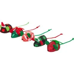 Frisco Holiday Festive Red Variety Pack Gift Box Cat Toy With Catnip, 14 Count & Frisco Holiday Mice Cat Toy With Catnip, 5 Count -Frisco Pet Hub 986270 PT5. AC SS1800 V1698258403